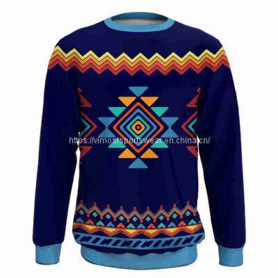 Vimost sublimated sweatshirts with round neck