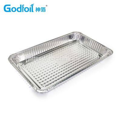 Rectanglar Aluminum Foil Container Wrinkle Wall Container photo-2