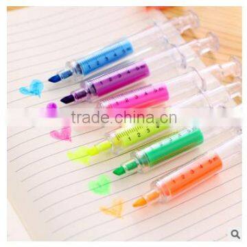 Promotional highlighter Maker Fluorescent Pen with Chisel Nib, Easy to Write and Wipe off Markers pen