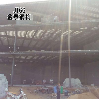 Steel Structure Engineering Large Workshop Steel Structure Prefabricated Steel Warehouse / Workshop