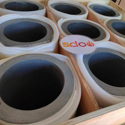 Silicon Nitride Ceramic Heater Protection Tube, N-SiC Protective Pipe, Advanced NSiC Radiant Tubes photo-3