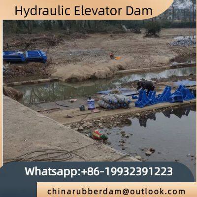 Large scale hydraulic engineering hydraulic steel dam landscape hydraulic dam retaining dam flap steel gate