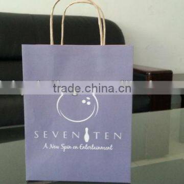 Carrying Bag, Take Out Bag, Prints With Single White Kraft Carrying Bag photo-2