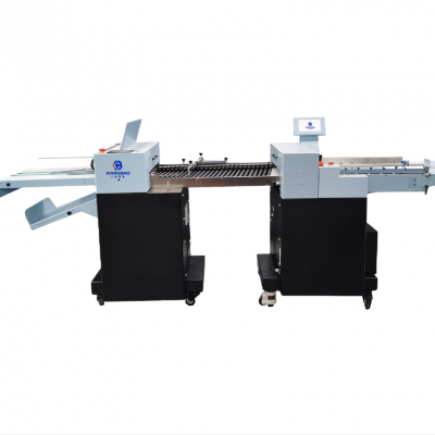 Shanghai Xiangbao XB-CP380+XB-CF380 automatic creasing and folding machine integrated machine (industrial type)