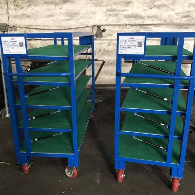 Bottom Cover Turnover Trolley With Safety Lock Mechanism for Industrial Use
