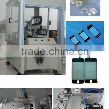 optional single sheet or roll film touch panel tempering glass screen protector laminator machine