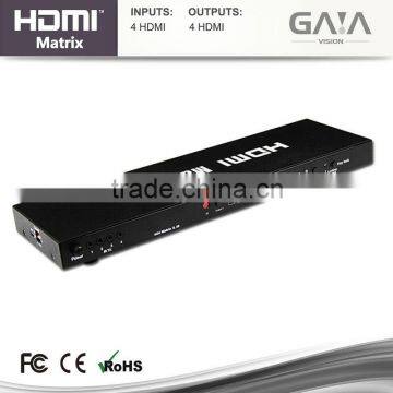 4 input 4 output HDMI Matrix Switch Hub 4x4