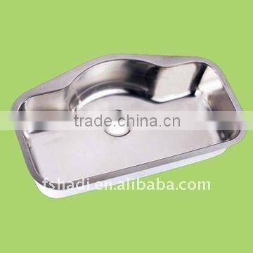 big single bowl undermount stainless steel kitchen sink bathroom sink HD810480