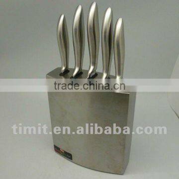 6pcs stainless steel hollow handle good quality kitchen knife