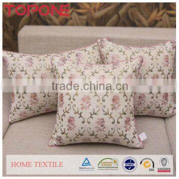 Modern design soft cheap printed cushion outdoor floral