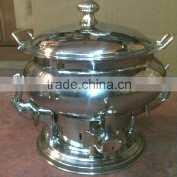 Steel Cheffing Dish, Wedding & Party utensils, food serving dish, hot keeping dish, Catering item, Hotel & Restaurant utensils