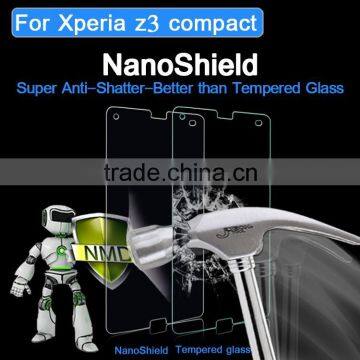 Nano-coated Anti Shock Screen Protector for Sony Xperia Z3 compact invisible shield