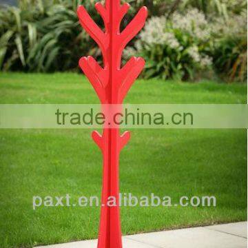 MDF tree shaped standing coat rack &hanger design