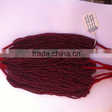 Ruby Round Beads