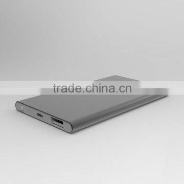 Portable Ultra-Thin 8,000 mAh USB Power bank, with two output USB ports