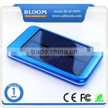 Long Lifetime 5000mah Solar Power Bank for IPhone IPad Samsung HTC BlackBerry Huawei With CE/FCC/RoHS Mark photo-4
