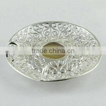 Beautiful Golden Rutile Pendant, Indian Jewelry Manufacturer, Silver Jewelry Exporter photo-4