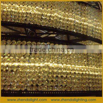 Spiral Shape Iron 3000K Hotel Chandelier Hanging Lamp for Private Bungalow photo-4