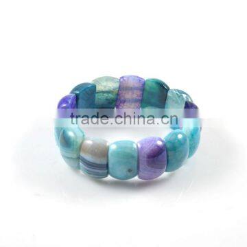 2013 Colorful beautiful stone for lady's gift natural stone bracelet