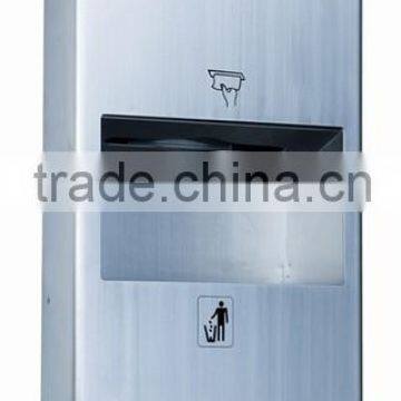 Recessed Paper dispenser , waste bin combinations D-9286