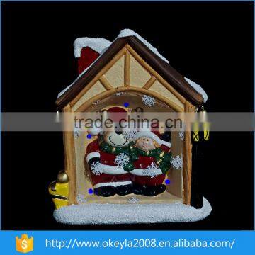 2016 High Quality custom ceramic christmas village houses