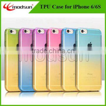 OEM Logo printing colorful TPU case for iPhone 6/6S soft cover case