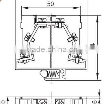 JF5 S3L Plate Screw Triple Deck Connector Terminal