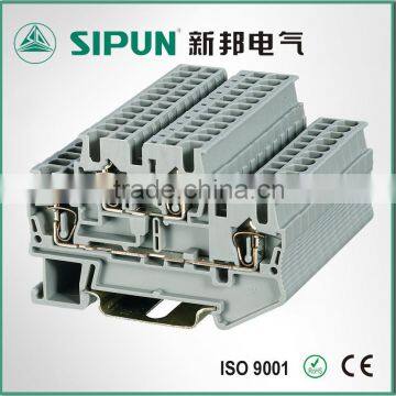 din rail cage spring double deck terminal connector                        
                                                Quality Choice