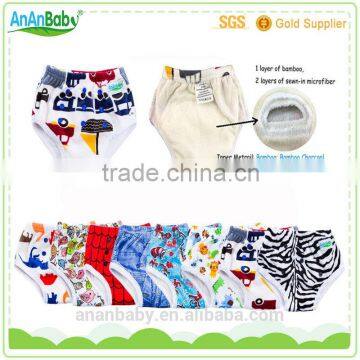 AnAnBaby boy girl design bamboo training pants