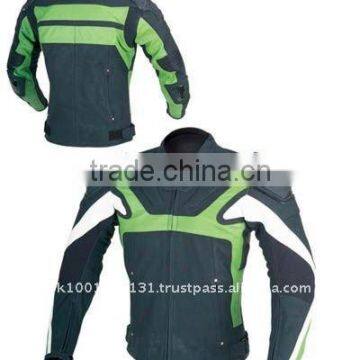 leather jacket/fashion leather jacket/Men Motorbike racing Leather Jacket/Motorcycle Biker Jacket/WB-MBJ113