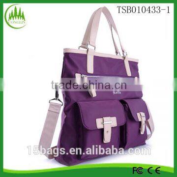 New product for 2014 latest women fashion canvas pocket bag