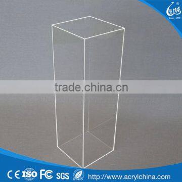 40cm Square - Clear Acrylic Display Pedestal / Plinth - 50cm Tall                        
                                                Quality Choice