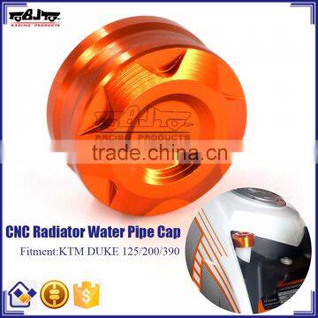 BJ-OC-018C Motorcycle CNC Radiator Water Pipe Cap for KTM DUKE 125/200/390