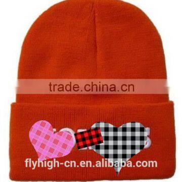 Cheap Price Wholesale Custom Warm Acrylic Knit Hat photo-2