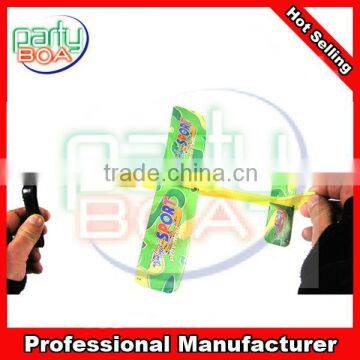 colorful printed foam plane