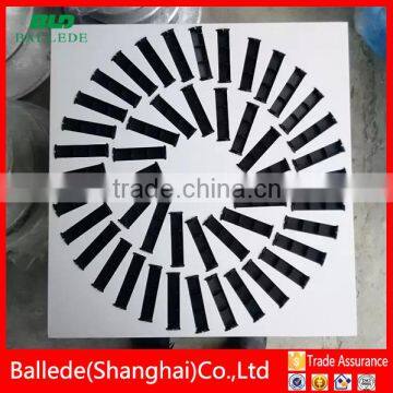 aluminum circular swirl supply air diffuser