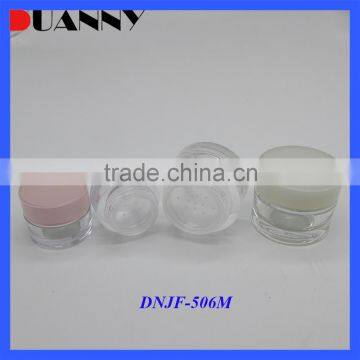 Manufacturer Round Cosmetic Acrylic Cream Jar 30G 50G Empty Plastic Jar Wholesale