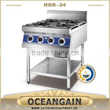 HGR-34 4-burner stove with under shelf