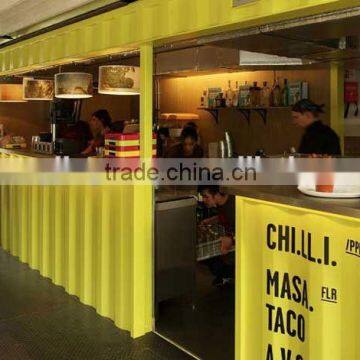 China Suppliers Prefabricated Container Coffee Shop Houses / Pre- Assembled Units Modular Housing photo-4