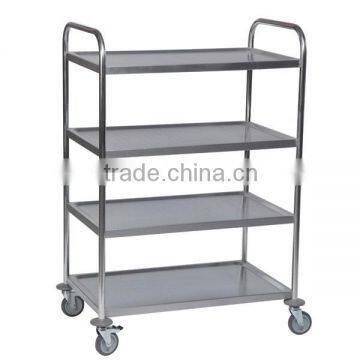 4-Tier Stainless Steel Trolley