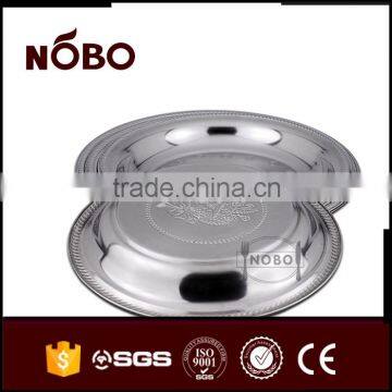 Stainless Steel Round Tray With 0PP Bag photo-2