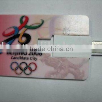 USB credit card drive with company logo printing