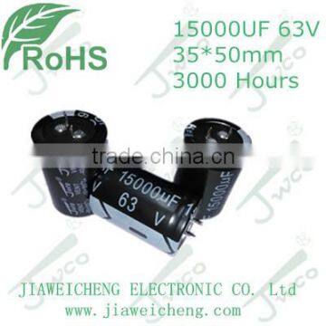 Snap-in 15000UF 63V 35*50 aluminum electrolytic capacitor