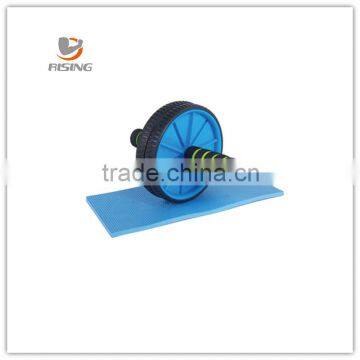 Fitness Exercise Dual Workout Exercise Wheel with mat