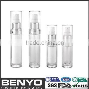 Round shape 30ml empty foundation acrylic bottle