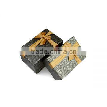 Custom Logo Printed Black Decorative Cardboard Gift Boxes photo-2