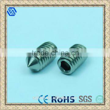 Custom High Precision Stainless Steel Hex Socket Set Screw Manufacture                        
                                                Quality Choice