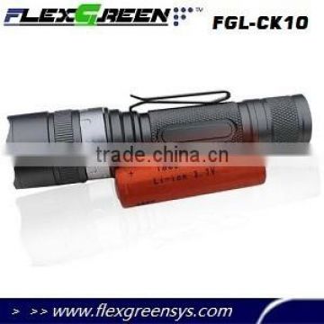 magnetic switch rechargeable 18650 battery CreeQ5 LED tactical flashlight