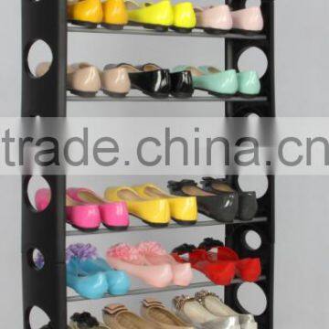 Useful Floor-Standing Metal shoe rack with cover