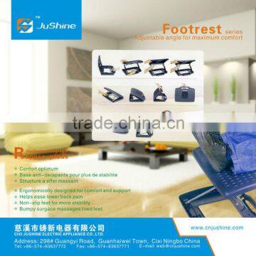 adjustable angle and height ergonomically office foot rest F6068-1
